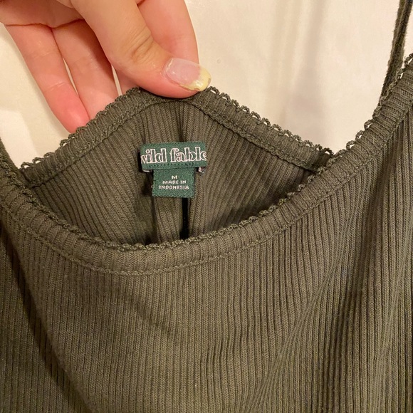 Army green tank top - Picture 3 of 3